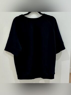 NWOT Rae Mode Round Neck Scuba Top Size L